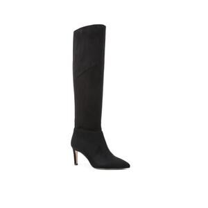 BCBGENERATION Womens Black Stretch Pointed Toe Stiletto Dress Boots 6.5 M